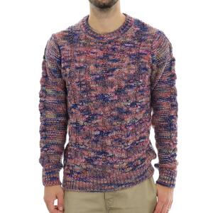 MAGLIA MELANGE BERNA BLU